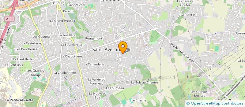 localisation de l'entreprise SCI LES MAISONS  SAINT-AVERTIN