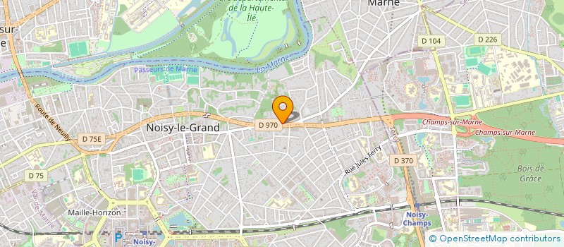 localisation de l'entreprise SCI LES MAISONS à NOISY-LE-GRAND
