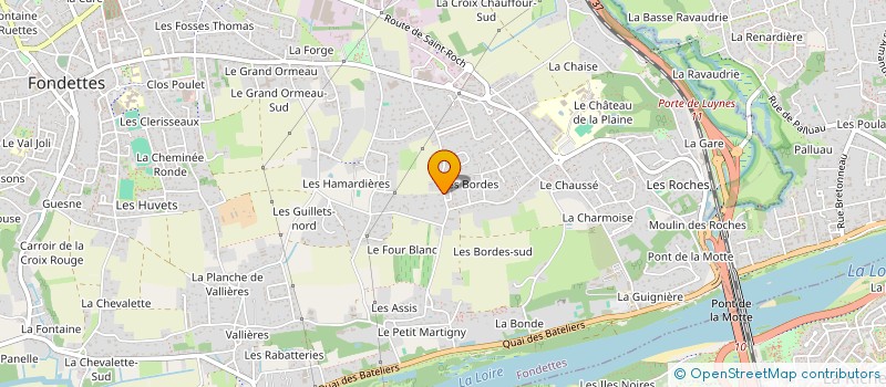 localisation de l'entreprise SCI LES MAISONS BLANCHES N°2 à FONDETTES