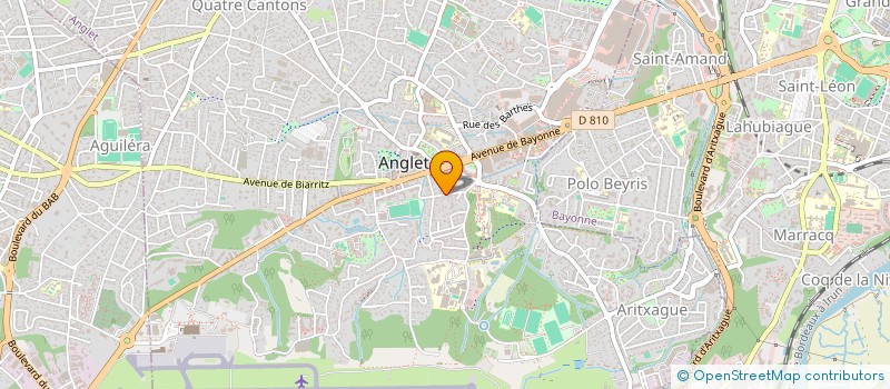 localisation de l'entreprise SCI LES MAISONS D'ORTHEVIELLE  ANGLET