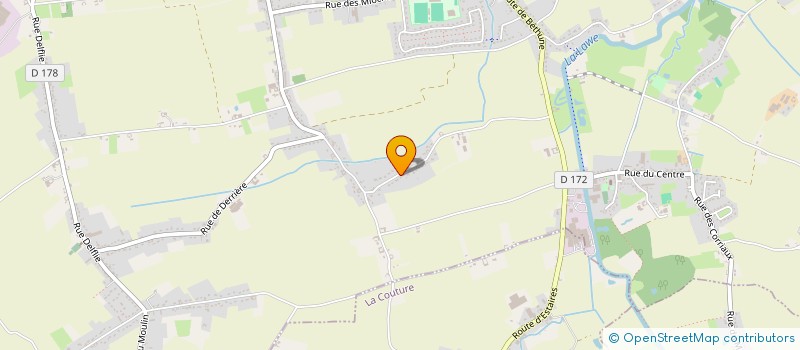 localisation de l'entreprise SCI LES MAISONS DE LA LYS  LESTREM