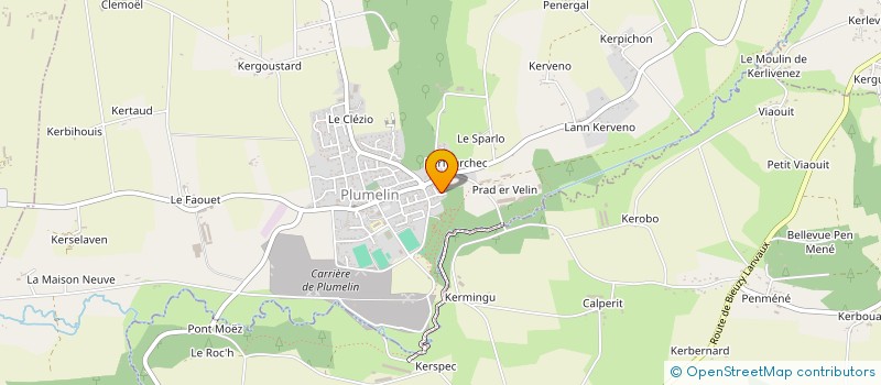 localisation de l'entreprise SCI LES MAISONS DE TRE HERVE  MOREAC