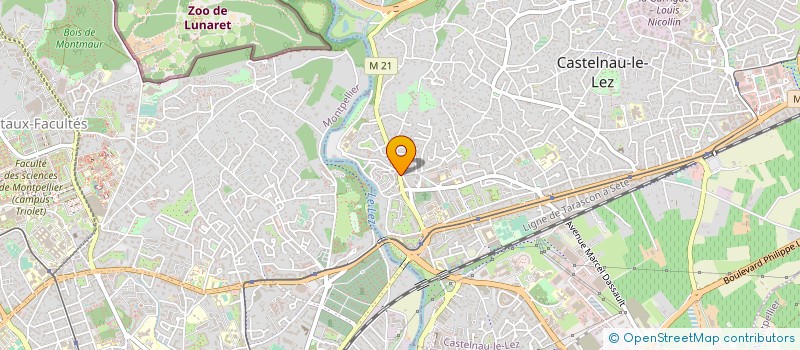 localisation de l'entreprise SCI LES MAISONS DE VITRUVE à CASTELNAU-LE-LEZ
