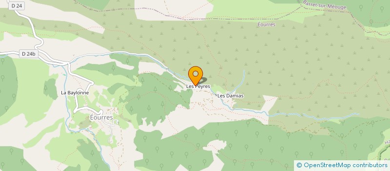 localisation de l'entreprise SCI LES MAISONS DES BARONNIES  EOURRES