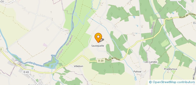 localisation de l'entreprise SCI LES MAISONS DU MACON  PETIT-BERSAC