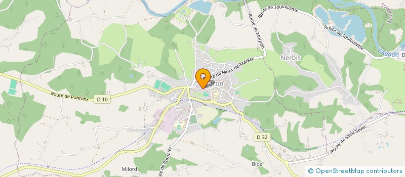 localisation de l'entreprise SCI LES MAISONS MOUNEU  MUGRON