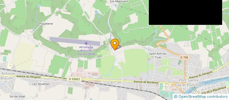 localisation de l'entreprise SCI LES MAJOUANS EST à FOUGUEYROLLES