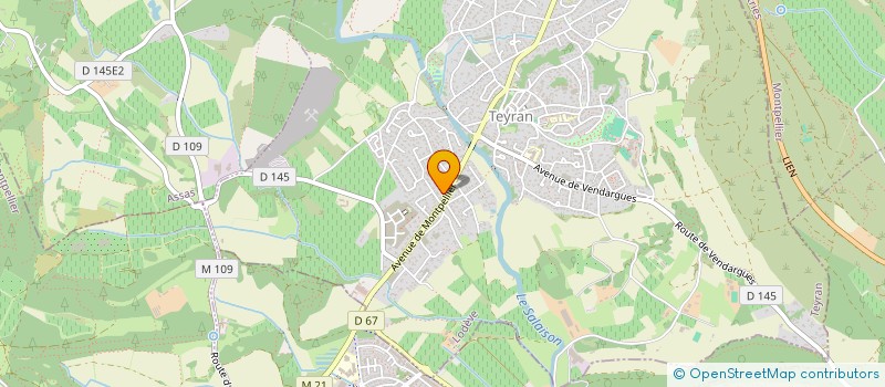 localisation de l'entreprise SCI LES MAJOUX  TEYRAN