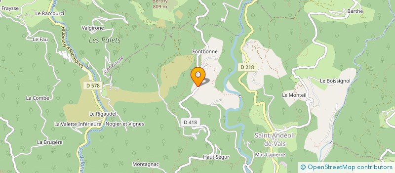 localisation de l'entreprise SCI LES MALADES  SAINT-ANDEOL-DE-VALS