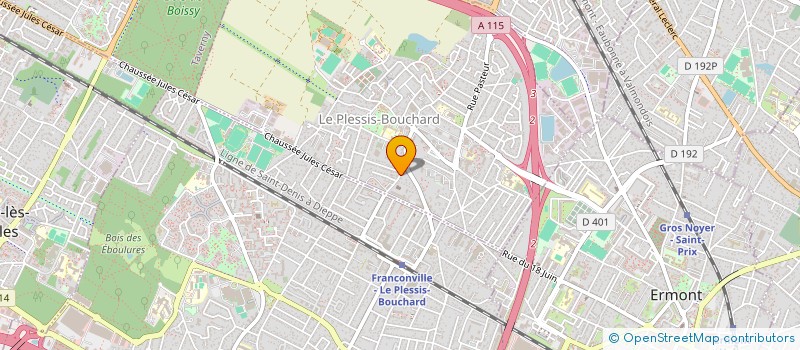 localisation de l'entreprise SCI LES MALCOUTURES à LE PLESSIS-BOUCHARD