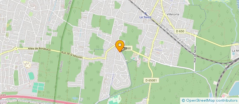 localisation de l'entreprise SCI LES MALES-ABEILLES  LE TEICH