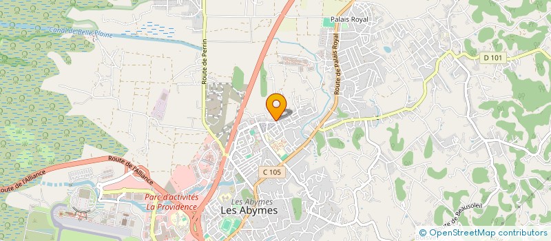 localisation de l'entreprise SCI LES MALOUINES-IMMO  LES ABYMES