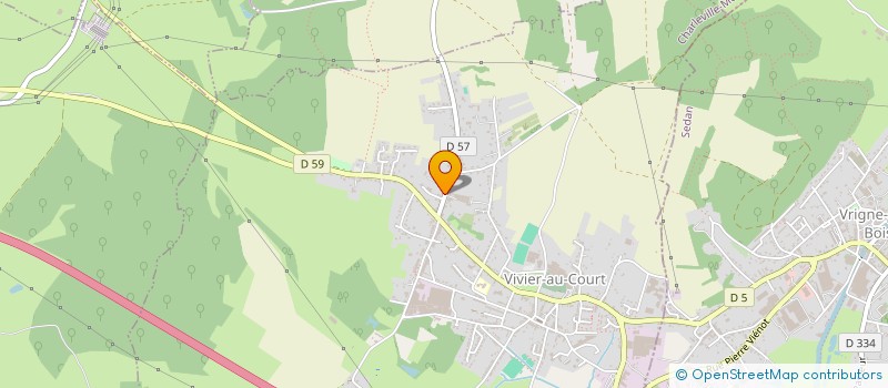 localisation de l'entreprise SCI LES MAMERTS  VIVIER-AU-COURT