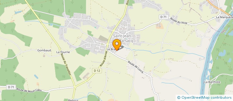 localisation de l'entreprise SCI LES MAMOURS  SAINT-JEAN-DE-MARSACQ