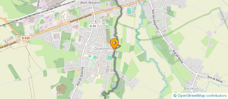 localisation de l'entreprise SCI LES MANAGES  QUIEVRECHAIN