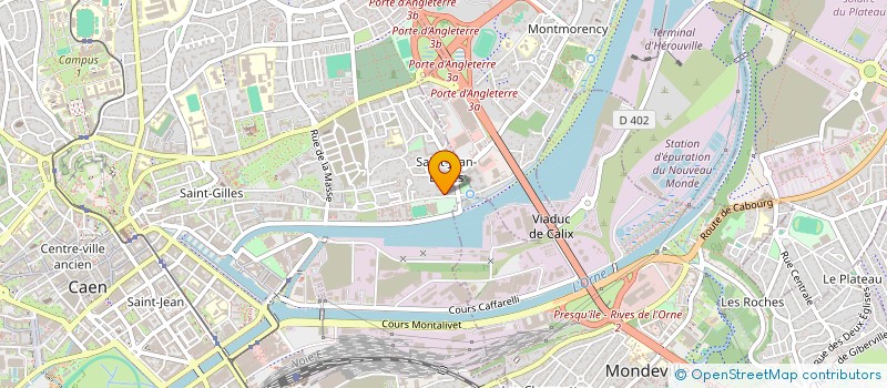 localisation de l'entreprise SCI LES MANDARINES  CAEN