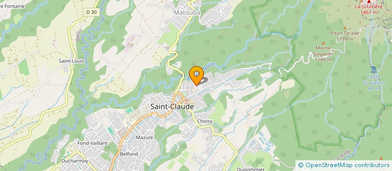 localisation de l'entreprise SCI LES MANGOUSTANS à SAINT-CLAUDE