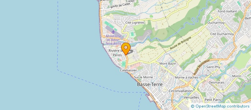 localisation de l'entreprise SCI LES MANGUES à BASSE-TERRE