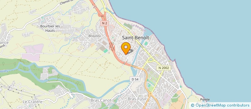 localisation de l'entreprise SCI LES MANGUIERS à SAINT-BENOIT