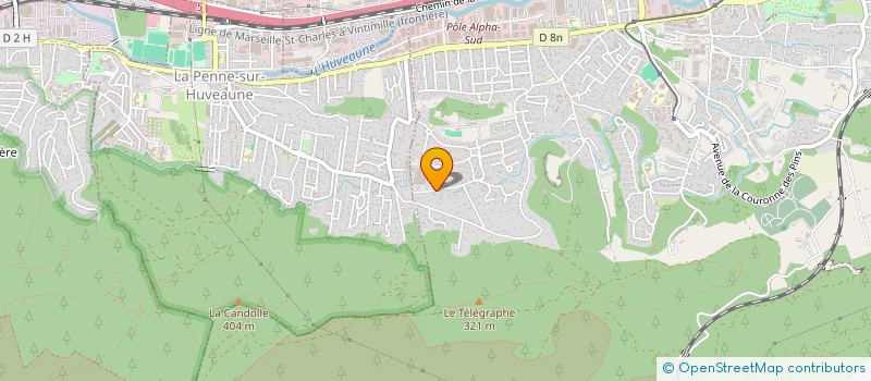localisation de l'entreprise SCI LES MAQUIS DE LA SAINTE BAUME à AUBAGNE