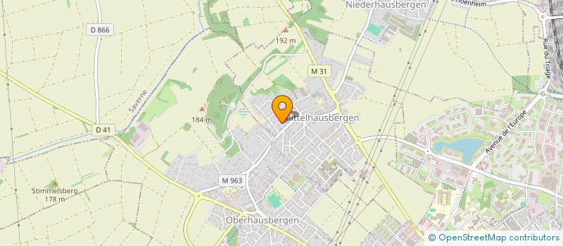 localisation de l'entreprise SCI LES MARAICHERS  MITTELHAUSBERGEN