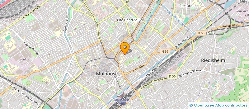 localisation de l'entreprise SCI LES MARAICHERS à MULHOUSE