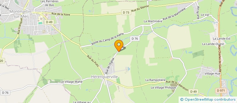 localisation de l'entreprise SCI LES MARAIS  TOURNEVILLE-SUR-MER