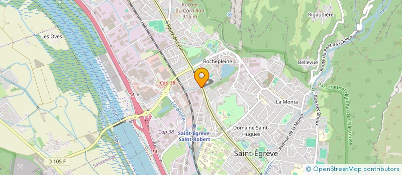 localisation de l'entreprise SCI LES MARAIS  SAINT-EGREVE