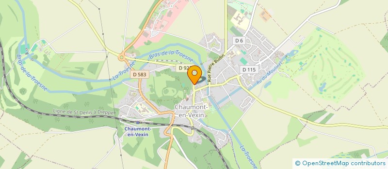 localisation de l'entreprise SCI LES MARAIS  CHAUMONT-EN-VEXIN