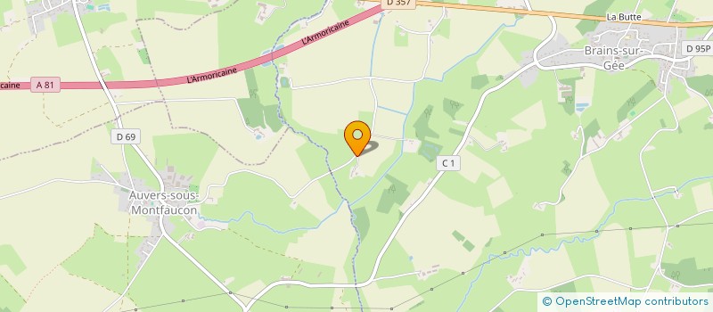 localisation de l'entreprise SCI LES MARAIS  BRAINS SUR GEE