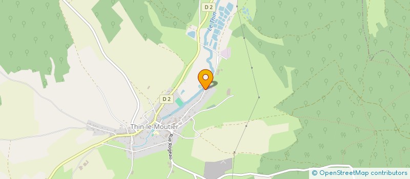 localisation de l'entreprise SCI LES MARAIS  THIN-LE-MOUTIER