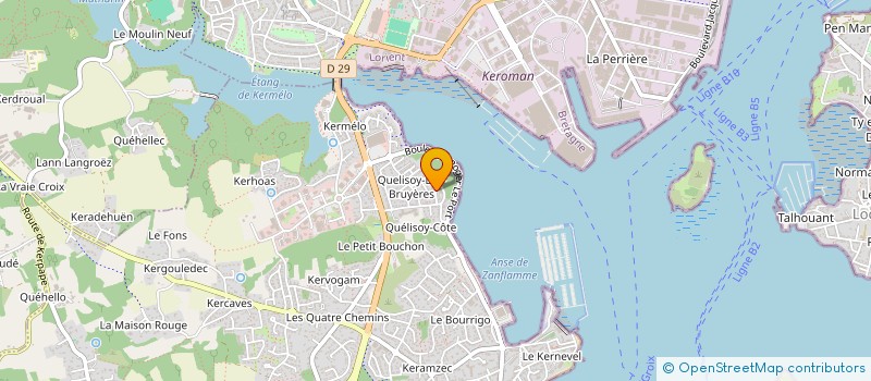 localisation de l'entreprise SCI LES MARAIS  LARMOR-PLAGE