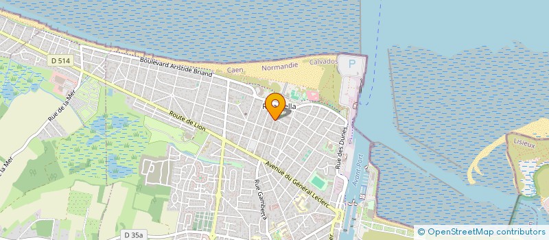 localisation de l'entreprise SCI LES MARAIS ST-HUBERT  OUISTREHAM