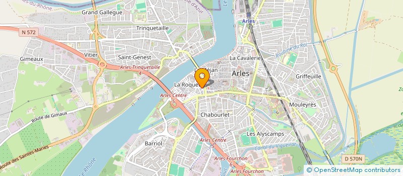 localisation de l'entreprise SCI LES MARBRIERS  ARLES