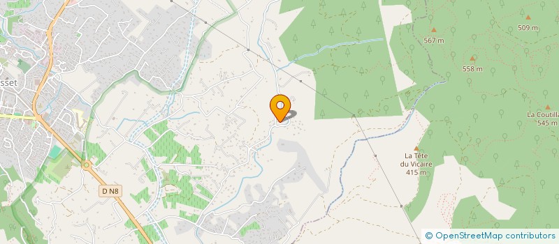 localisation de l'entreprise SCI LES MARCASSINS  LE BEAUSSET