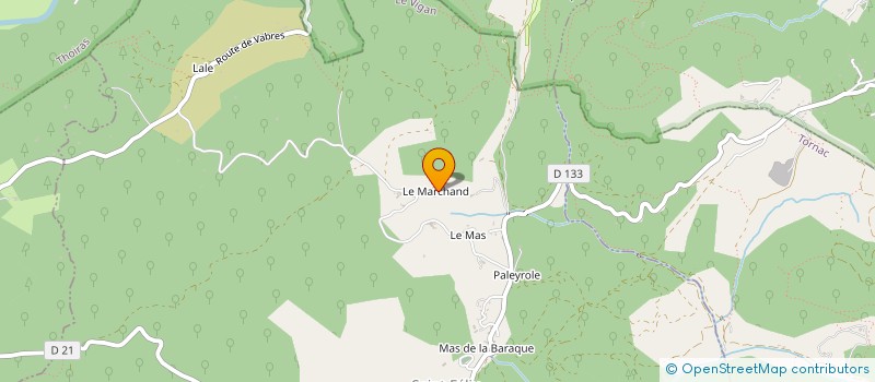 localisation de l'entreprise SCI LES MARCHANDS  SAINT-FELIX-DE-PALLIERES