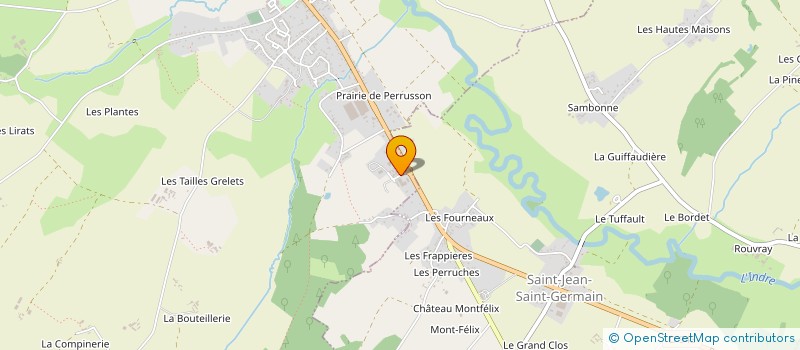 localisation de l'entreprise SCI LES MARCOSSES à PERRUSSON