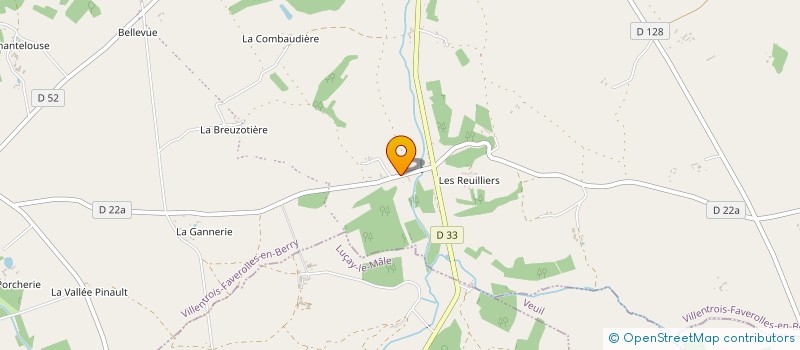 localisation de l'entreprise SCI LES MARDELLES à VILLENTROIS-FAVEROLLES-EN-BERRY