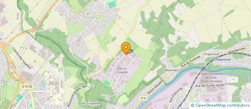 localisation de l'entreprise SCI LES MARECHAUX à ENNERY