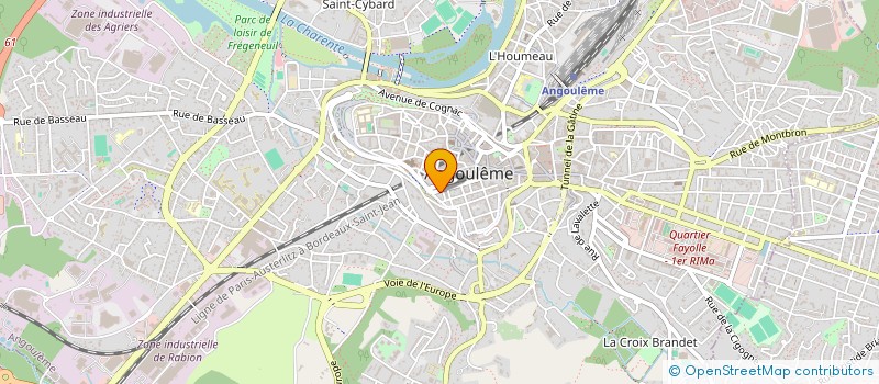 localisation de l'entreprise SCI LES MARECHAUX à ANGOULEME