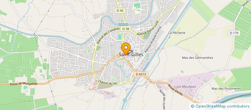 localisation de l'entreprise SCI LES MARECHAUX à SAINT-GILLES