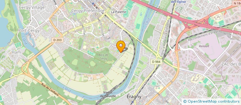 localisation de l'entreprise SCI LES MARECHAUX  CERGY