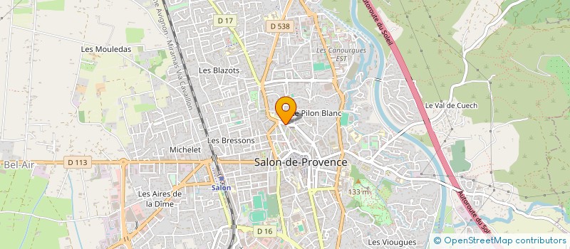 localisation de l'entreprise SCI LES MAREES  SALON-DE-PROVENCE