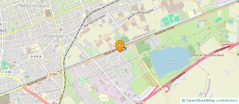 localisation de l'entreprise SCI LES MARELOU  TETEGHEM-COUDEKERQUE-VILLAGE