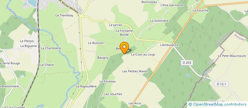 localisation de l'entreprise SCI LES MARES à SABLONS-SUR-HUISNE