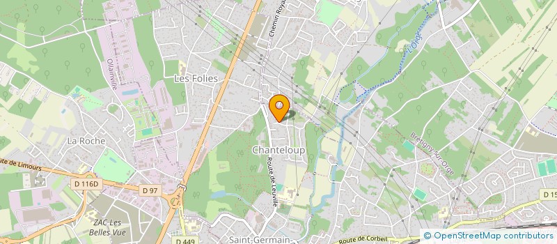 localisation de l'entreprise SCI LES MARES LA CROIX BLANCHE  SAINT-GERMAIN-LES-ARPAJON