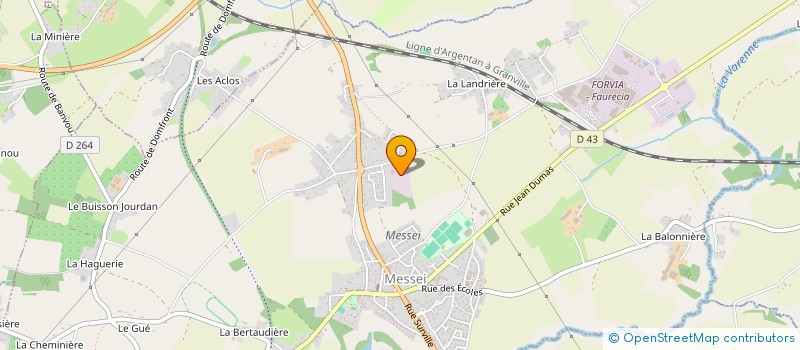 localisation de l'entreprise SCI LES MARETTES à MESSEI
