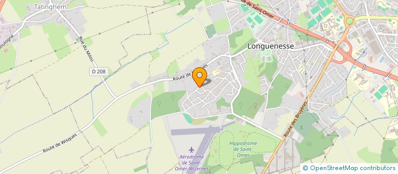 localisation de l'entreprise SCI LES MARGATS  LONGUENESSE