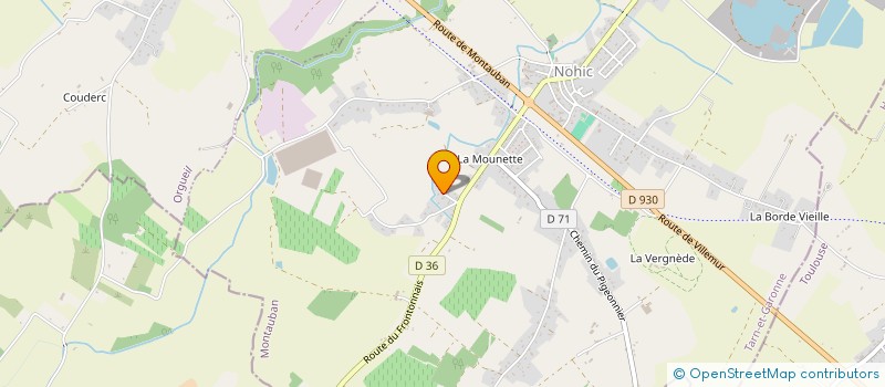 localisation de l'entreprise SCI LES MARGUERITE  NOHIC