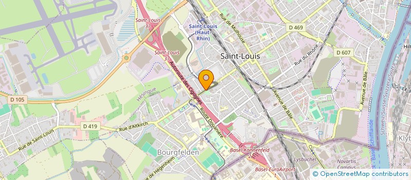 localisation de l'entreprise SCI LES MARGUERITES  SAINT-LOUIS